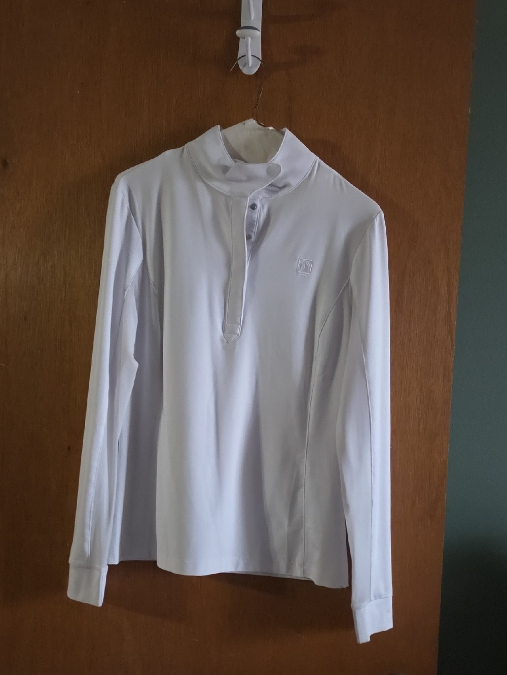 Romfh White Equestrian Performance Shirt M